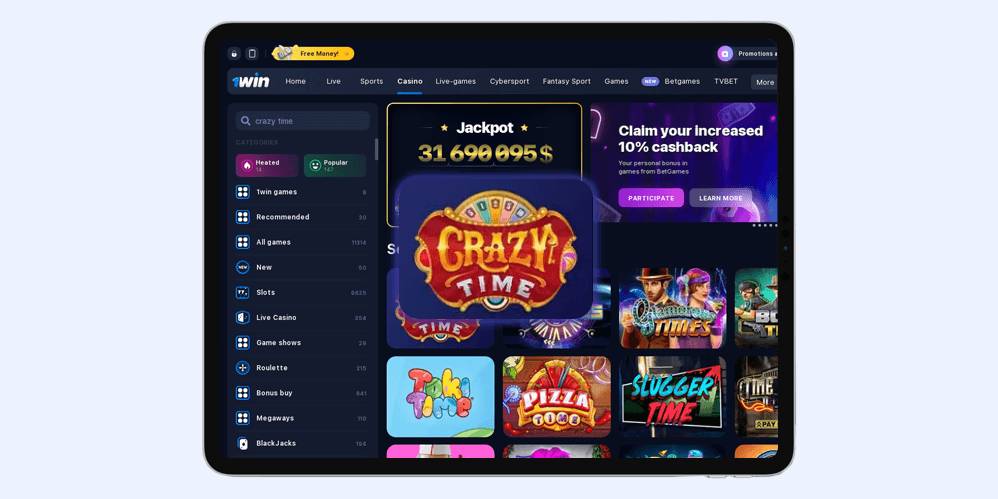 Crazy Time Evolution Game is a live casino game, which is conducted by the dealer in real time